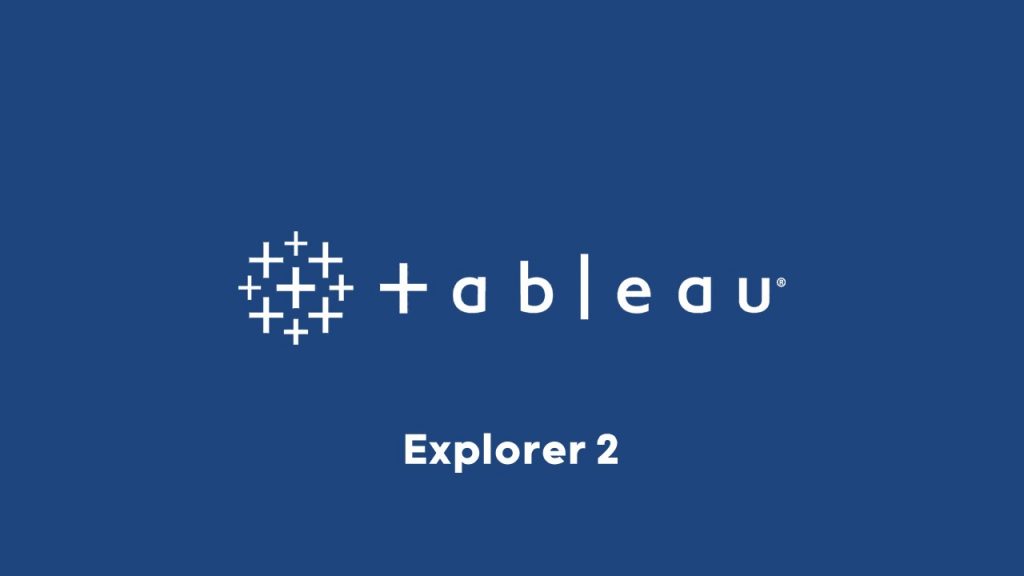 Illustration formation Tableau Explorer 2