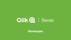 Illustration formation Qlik Developer