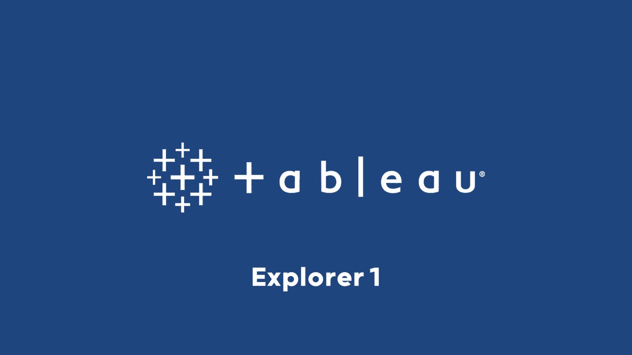 Illustration formation Tableau Explorer 1