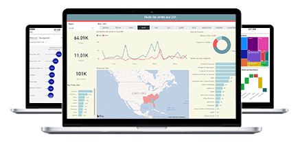 Interface Microsoft Power BI